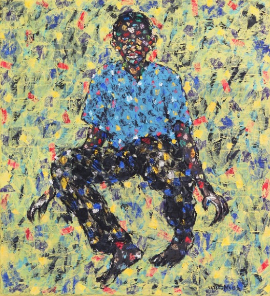 Emeka Udemba: Figure In Yellow Landscape No. 5