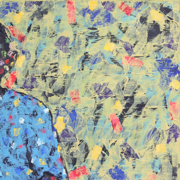 Emeka Udemba: Figure In Yellow Landscape No. 5 image 3