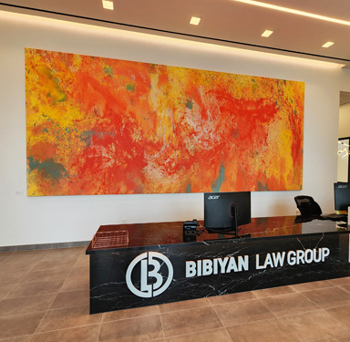 Law Firm Commissions Large Abstract Artwork: August 2, 2024 - August 2, 2025